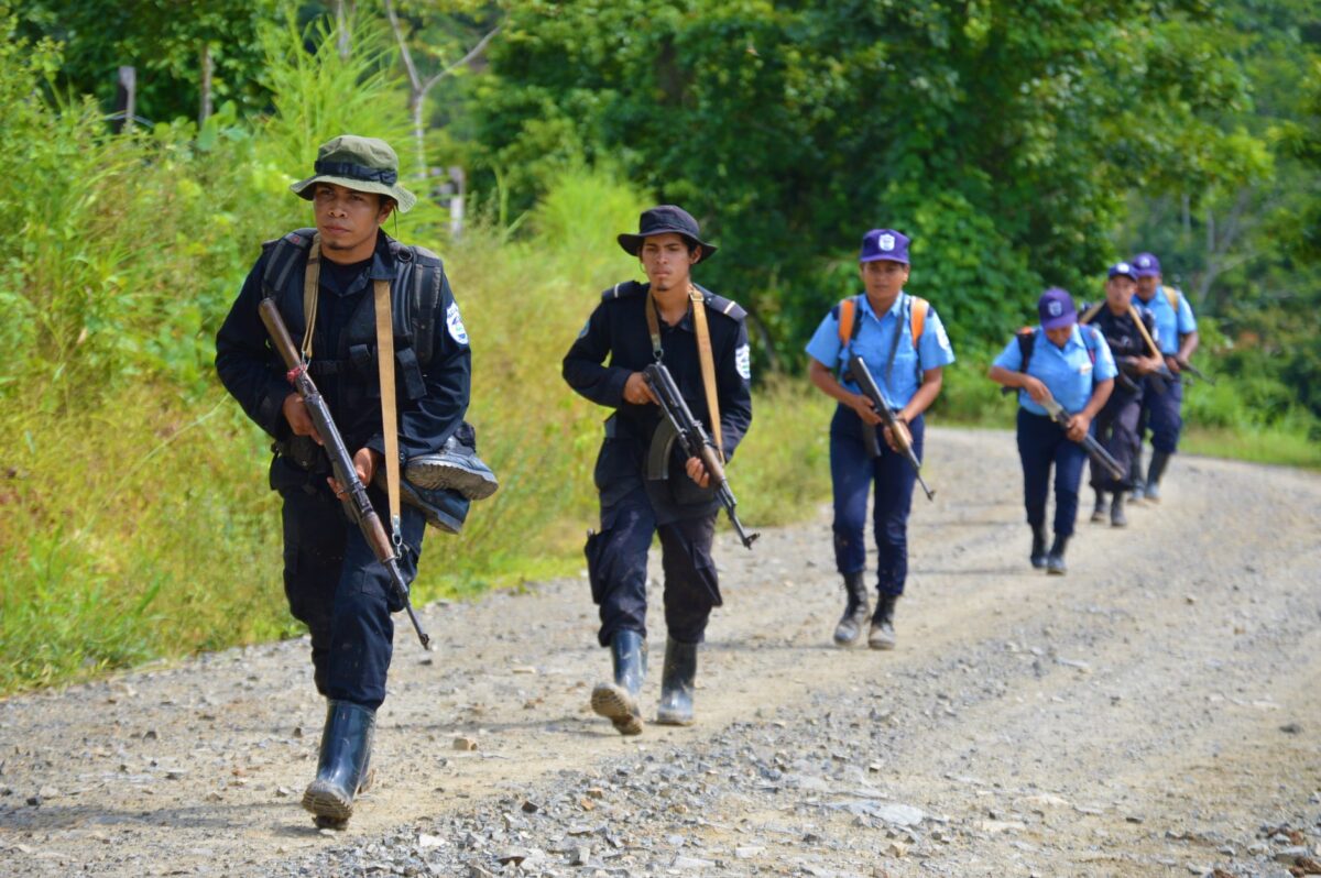 Policía fortalece seguridad en Bosawás Managua. Radio Uraccan Siuna
