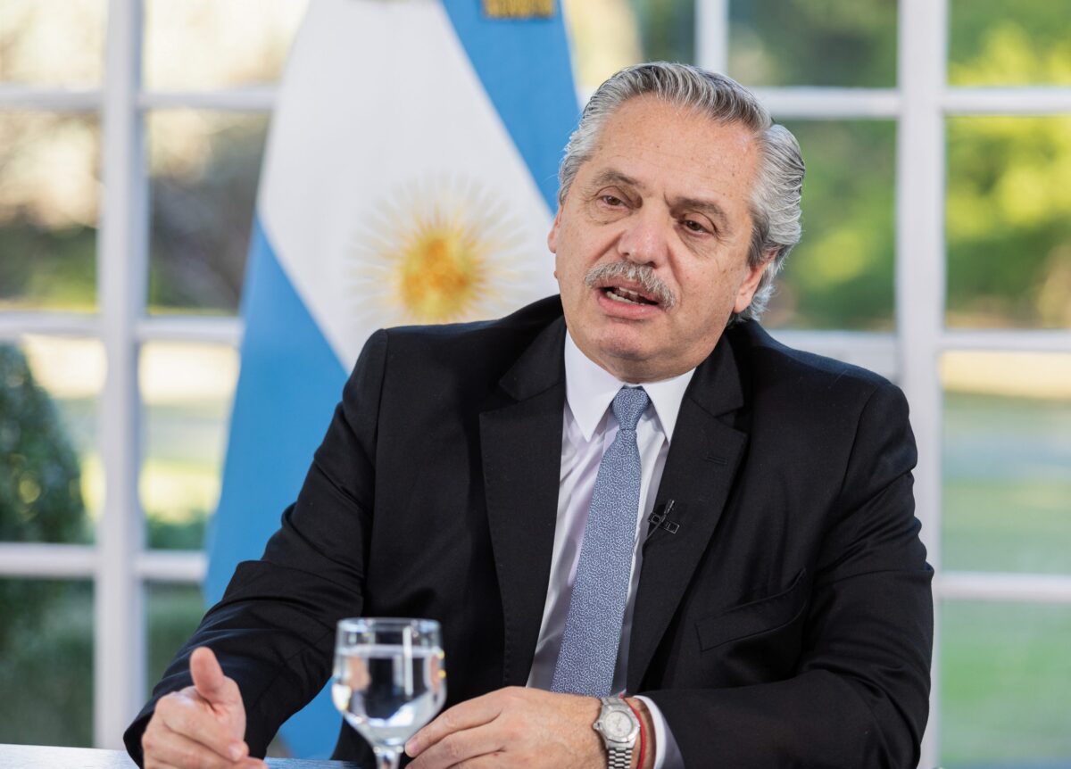 Presidente de Argentina pide estar unidosante pandemia del Covid-19 Buenos Aires. Prensa Latina.