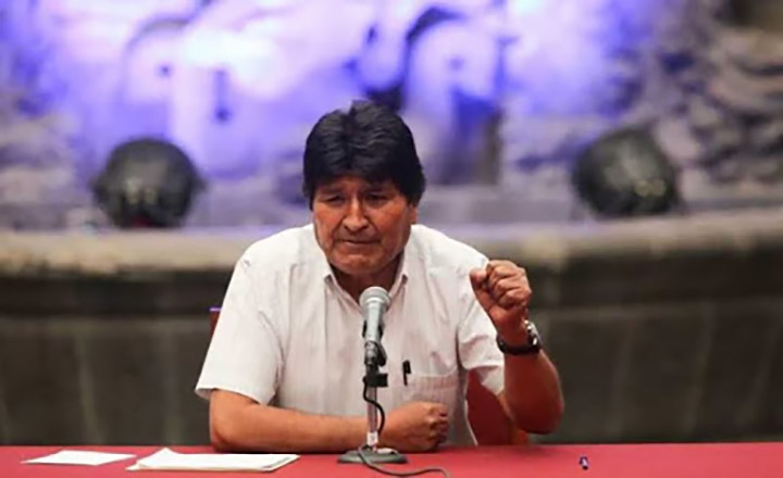 Gobierno de facto de Bolivia impide votar a Evo Morales en Argentina La Paz. Prensa Latina.