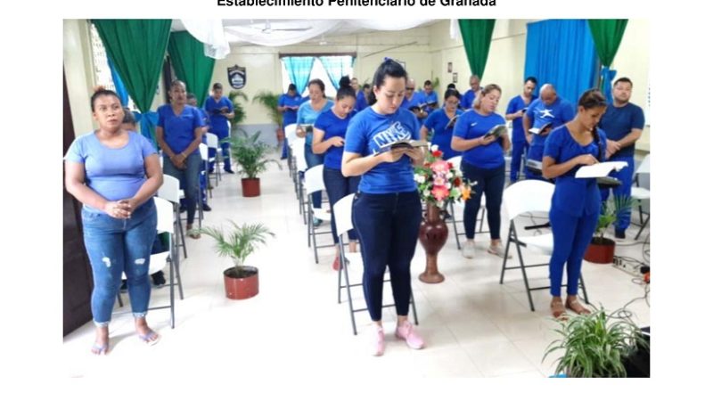 Realizan culto virtual en todos los penales de Nicaragua Managua. Radio La Primerísima.