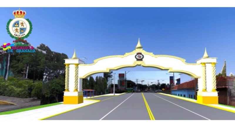 Construirán arco en entrada de la ciudad de Granada Managua. Radio La Primerísima