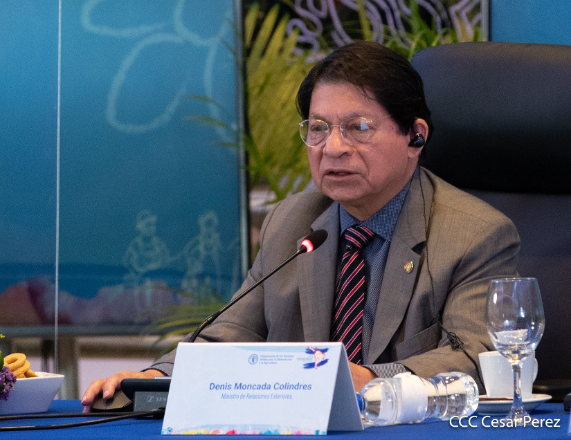 Canciller Moncada destaca logros económicos y sociales en evento de FAO Managua. Radio La Primerísima