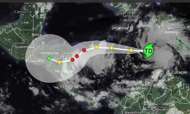 Depresión tropical pronto se convertirá en tormenta, rumbo a Nicaragua Managua. Radio La Primerísima