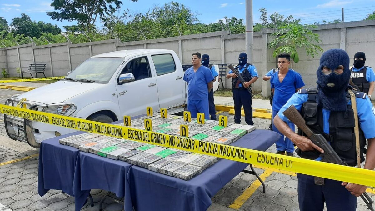 Policía incauta 111 kilos de cocaína en Madriz Managua. Por Jerson Dumas/Radio La Primerísima