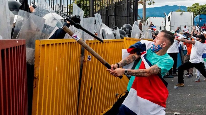 Corte de Costa Rica condena actuación de Alvarado sobre bloqueos San José. Agencias