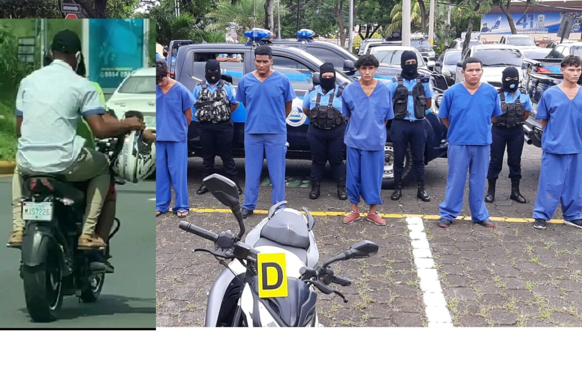 Policía captura a delincuentes denunciados en redes sociales Managua. Por Jerson Dumas/Radio La Primerísima