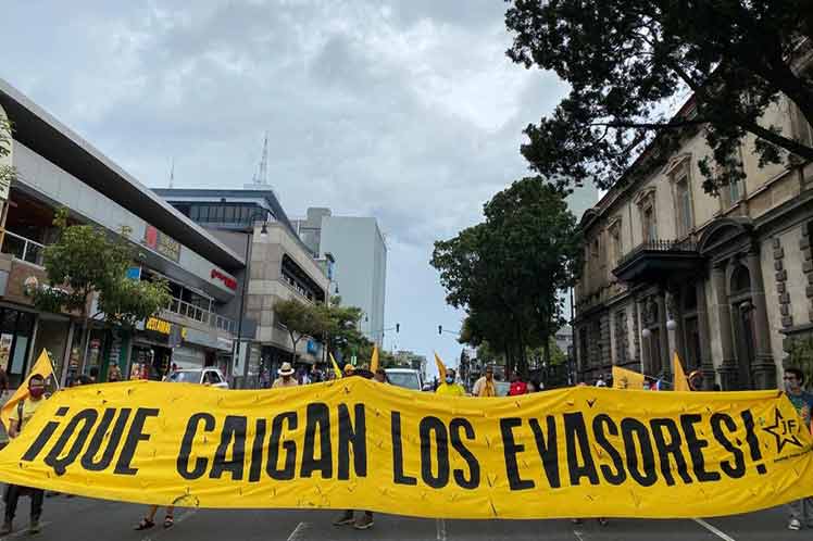 Instan a luchar por justicia tributaria en Costa Rica San José. Prensa Latina