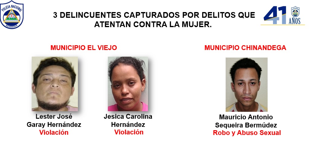 Policía detiene a 14 delincuentes vinculados a varios delitos Managua. Por Jerson Dumas/Radio La Primerísima