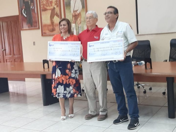 Lotería entrega utilidades al IND y MIFAMILIA Managua. Douglas Midence/Radio La Primerísima