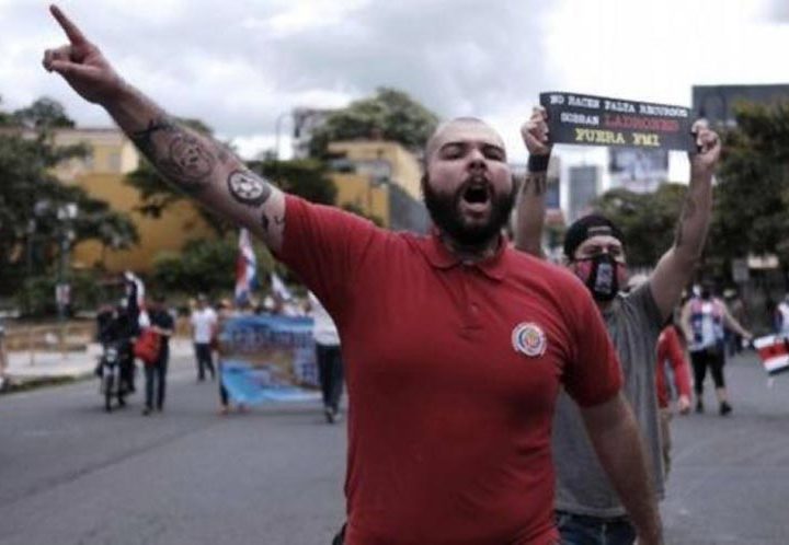 Noveno día de protestas en Costa Rica San José. Prensa Latina