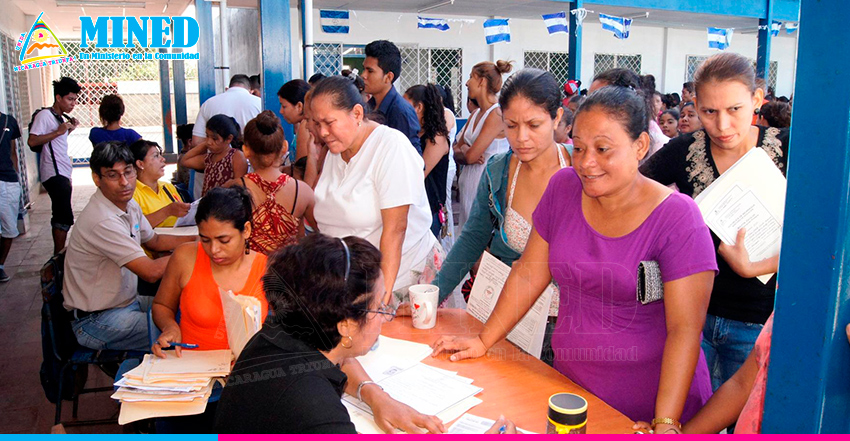 Hasta la fecha se han matriculado 400 mil estudiantes en centros públicos Managua. Radio La Primerísima