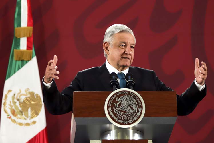 Presidente López Obrador insiste en disculpa de España con América Ciudad de México. Prensa Latina