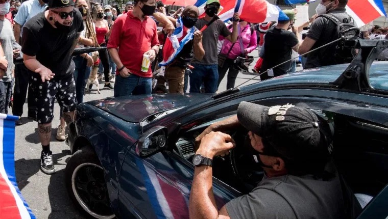 Cuarto día de protestas en Costa Rica San José. Agencias