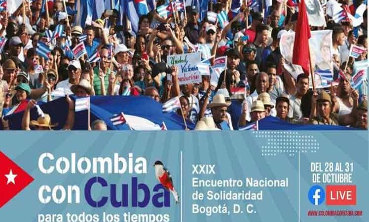 Activistas y políticos ratifican solidaridad con Cuba Bogotá. Prensa Latina