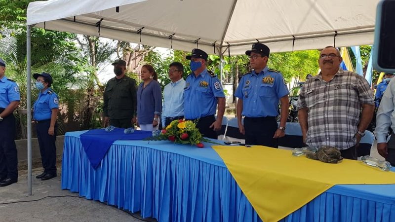 Inauguran estación policial en Chinandega Managua. Por Jerson Dumas/Radio La Primerísima