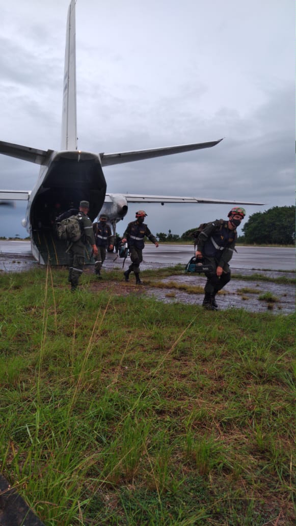 Ejército moviliza a Unidad Humanitaria de Rescate a Puerto Cabezas Bilwi. Radio La Primerísima