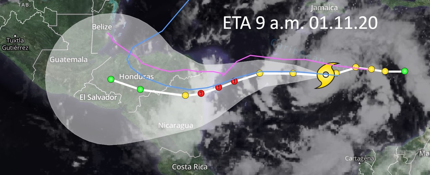 Eta se fortalece: pronto será huracán rumbo a Puerto Cabezas - La Gente | Radio La Primerísima