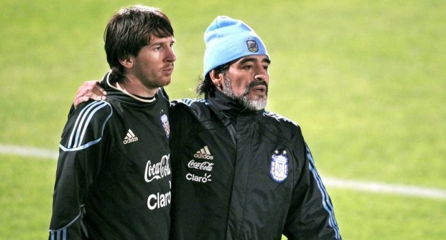 Messi envía mensaje de apoyo a Maradona Agencia