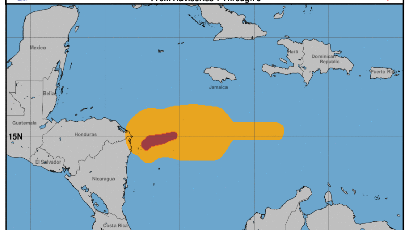 Parace que Huracán ETA ingresará por Puerto Cabezas con vientos de más de 200 kilómetros por hora Managua. Radio La Primerísima