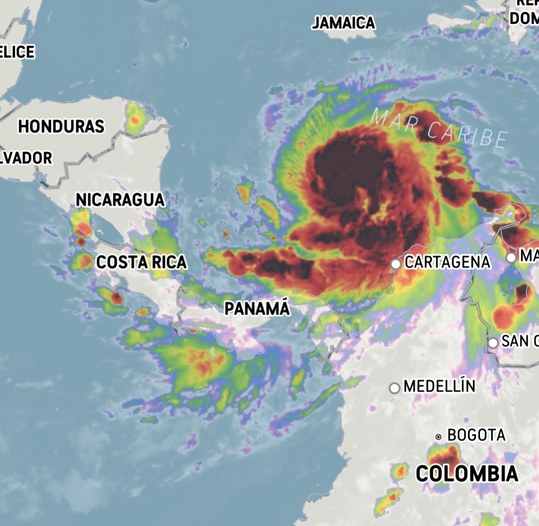 Iota es huracán categoría 1, es muy grande y será muy intenso cuando golpee el Caribe Norte Managua. CNH/Radio La Primerísima
