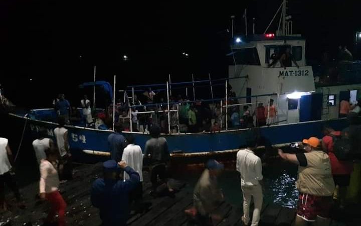 Fuerza Naval realiza evacuación en los Cayos Miskitos Managua. Radio La Primerísima.