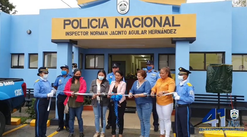 Inauguran estación policial número 36 en Ciudad Darío, Matagalpa Managua. Radio La Primerísima