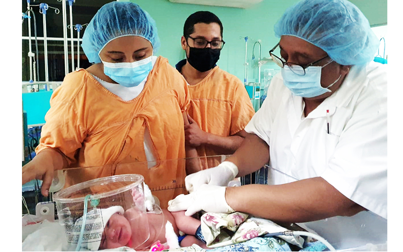 Realizan histórica cirugía en recién nacido Managua. Radio La Primerísima