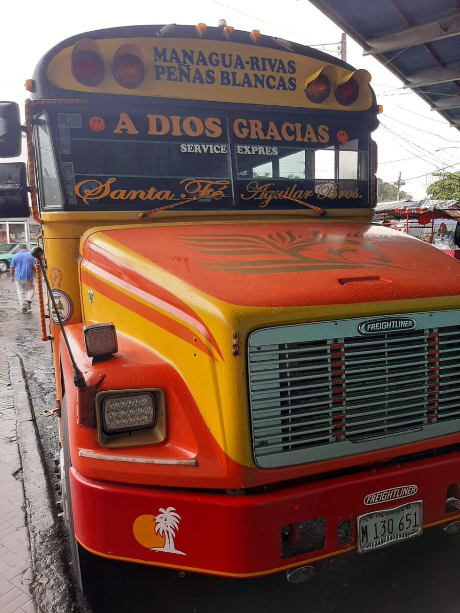 Buses Managua-Rivas operan normalmente Managua. Por Jaime Mejía/Radio La Primerísima