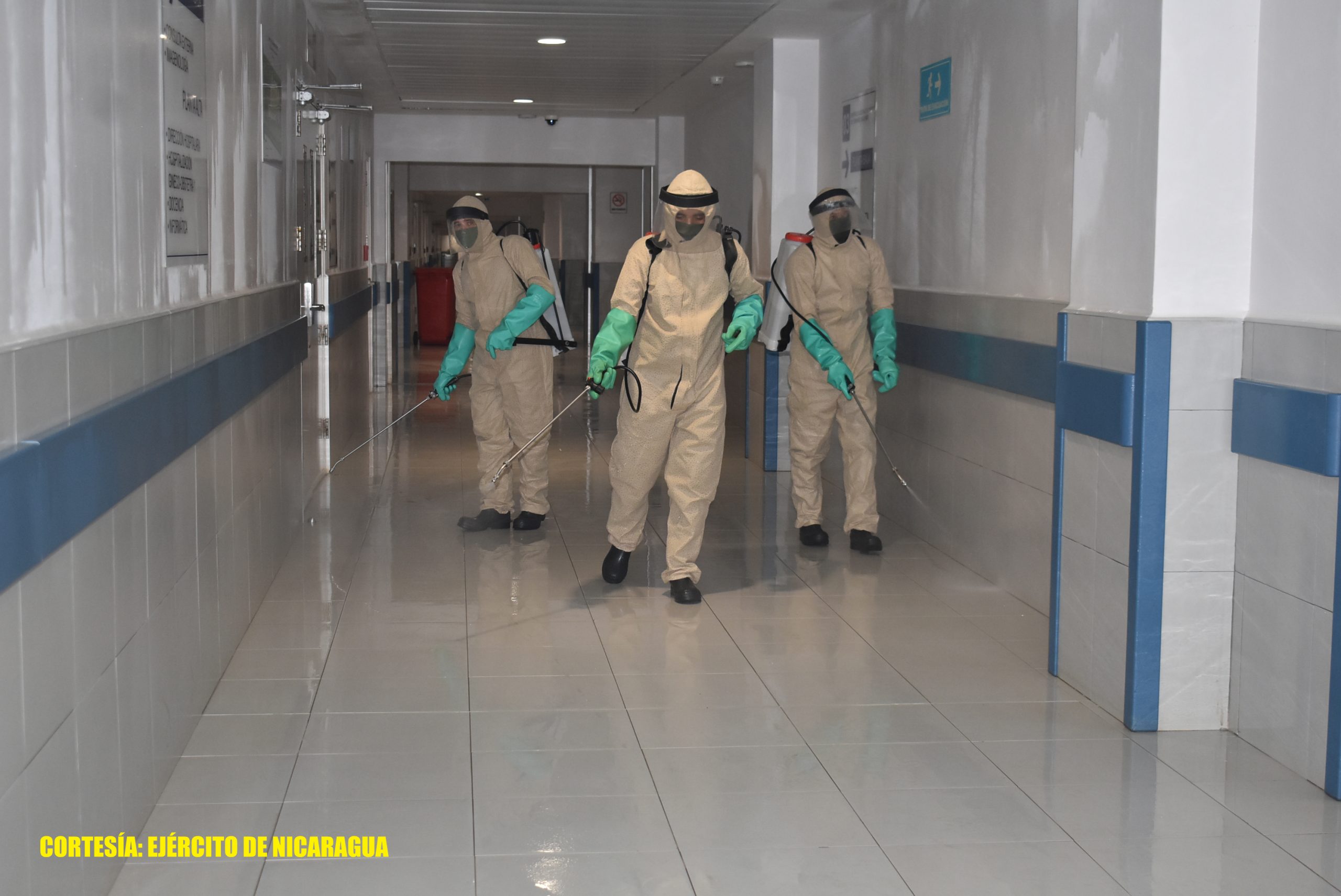 Realizan jornada de desinfección contra la covid-19 en Managua Managua. Radio La Primerísima