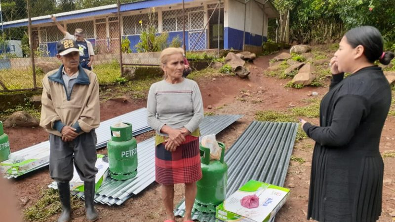 Plan Techo y cocinas para familias afectadas por Iota y Eta Managua. Radio La Primerísima