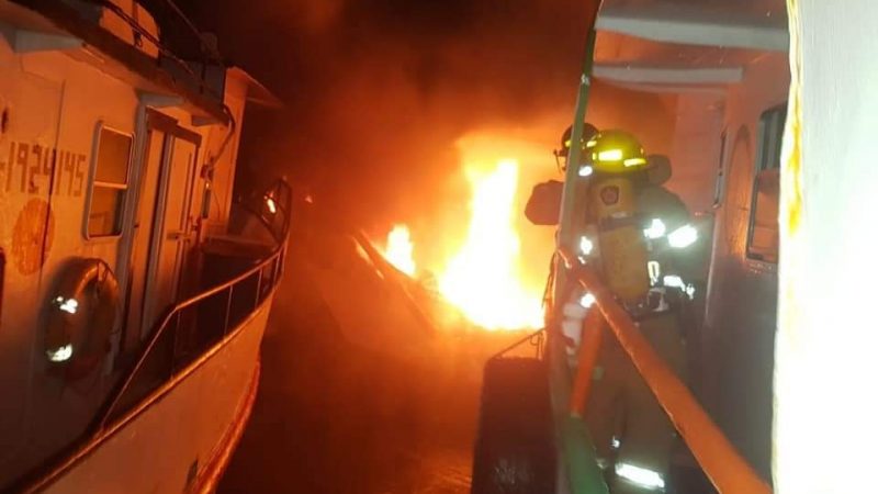Se queman siete embarcaciones en Honduras Agencia