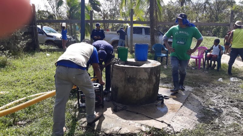 Limpieza de pozos continúa en Bilwi Managua. Radio La Primerísima
