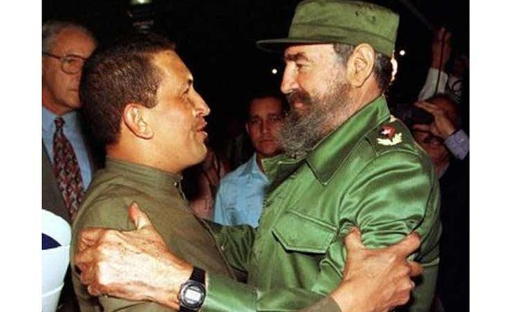 A 26 años del primer encuentro entre Fidel Castro y Hugo Chávez Caracas. Prensa Latina 