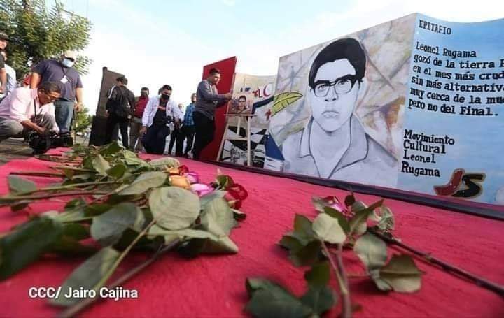 Rinden homenaje al poeta Leonel Rugama Managua. Por Jaime Mejía/Radio La Primerísima
