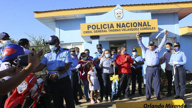 Inauguran estación policial  en Ciudad Sandino Managua. Radio La Primerísima