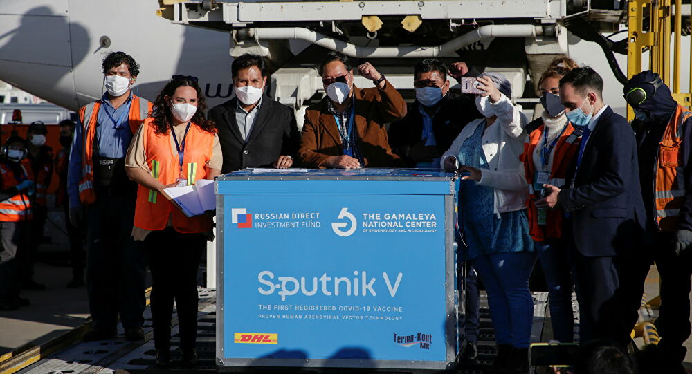Bolivia recibe Sputnik V y anuncia inicio de vacunación La Paz. Sputnik