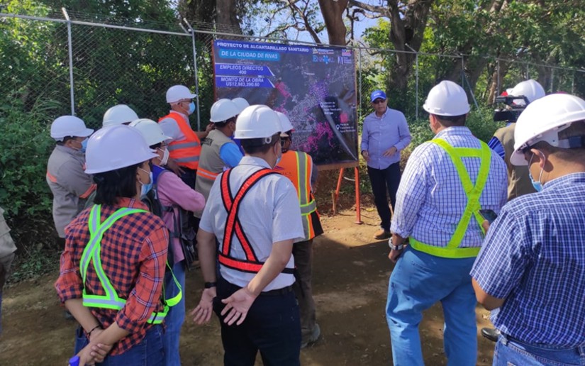 Avanza construcción del sistema de alcantarillado en Rivas Managua. Radio La Primerísima