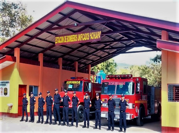 Pobladores de Achuapa cuentan con estación de bomberos Managua. Radio La Primerísima 
