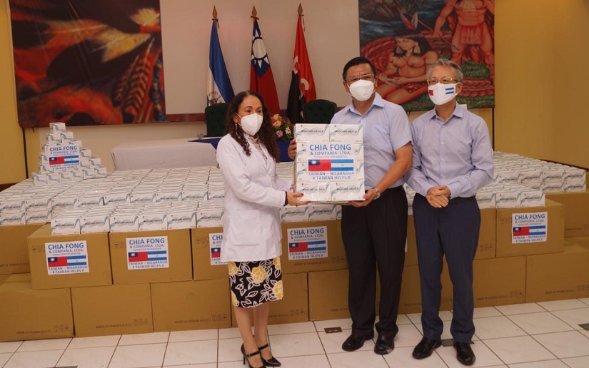 Empresa taiwanesa dona 200 mil mascarillas al MINSA Managua. Radio La Primerísima