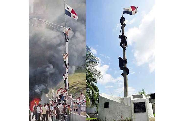 Panameños recuerdan masacre de EEUU en zona del canal Ciudad Panamá. Prensa Latina