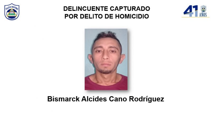 Capturan a homicida que huyó por más de 5 años Managua. Maynor Zamora/ La Primerísima 