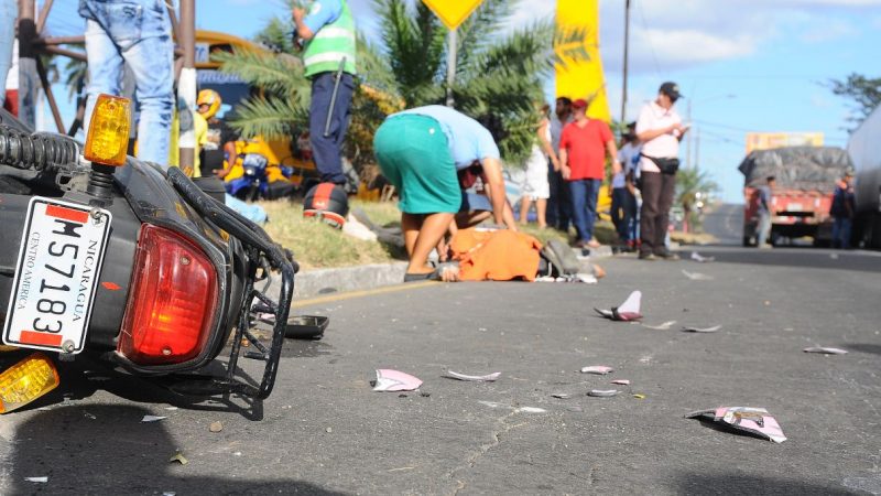 Aumentan muertes por accidentes de tránsito Managua. Douglas Midence/ Radio La Primerísima