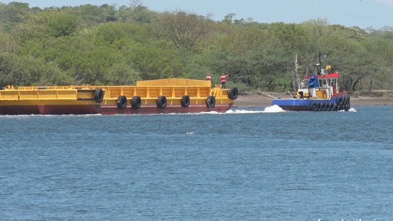 Lista nueva barcaza que operará en Puerto Sandino Managua. Por Jaime Mejía/Radio La Primerísima