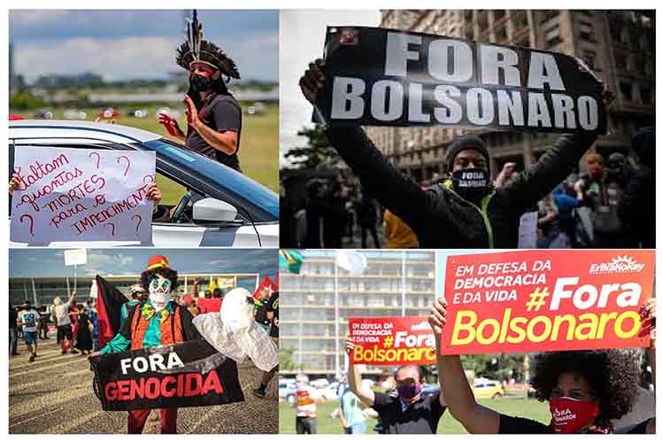 Brasileños regresan a las calles pidiendo destitución de Bolsonaro Brasilia. Prensa Latina