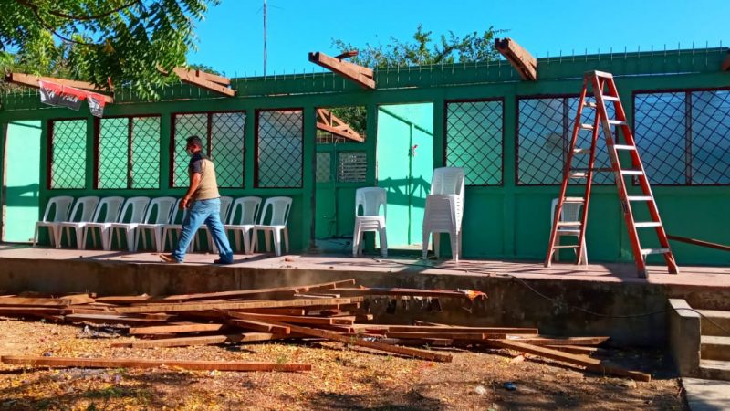 Rehabilitan centro de salud en La Boquita, Diriamba Carazo. Manuel Aguilar/ La Primerísima 