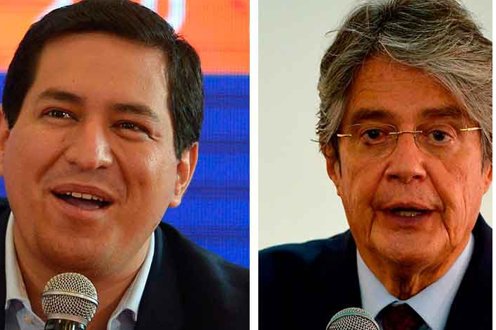 Arauz y Lasso a la segunda vuelta por la presidencia Quito. Agencia