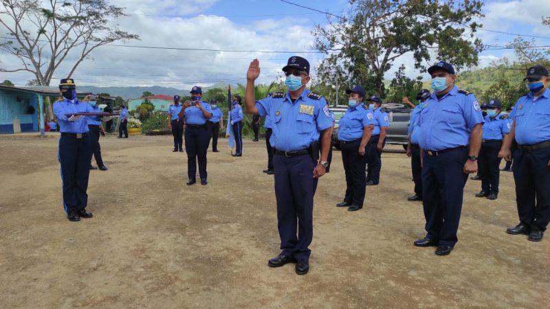 Nuevo jefe policial en Caribe Norte Managua. Jindriska Mayorga/ La Primerísima 