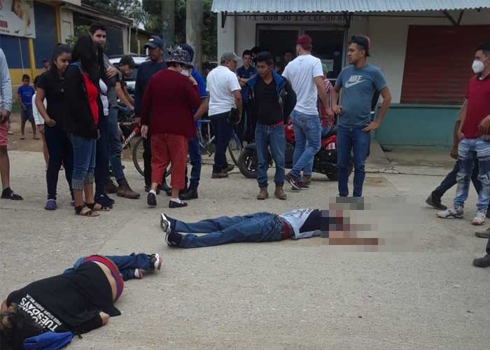 Asesinan a balazos a dos hombres en Honduras Santa Bárbara. Agencia