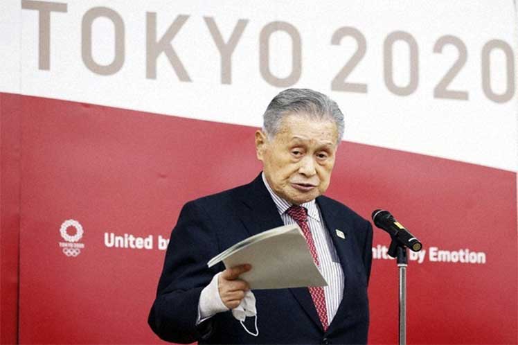 Dimite presidente del comité organizador de Tokio-2020 Tokio. Prensa Latina