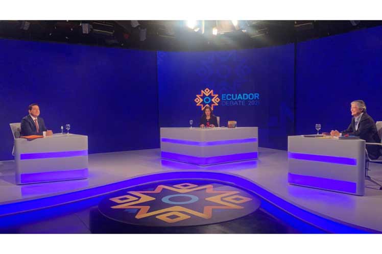 Debate electoral en Ecuador sienta bases para decisión de votantes Quito. Prensa Latina